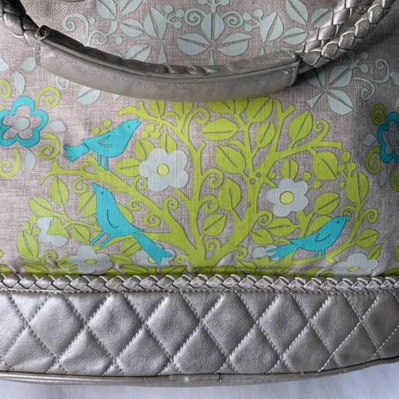 Vera Bradley Large Promenade Tote BAG WITH MATCHING WALLET "SITTIN' IN A TREE" - Picture 3 of 16